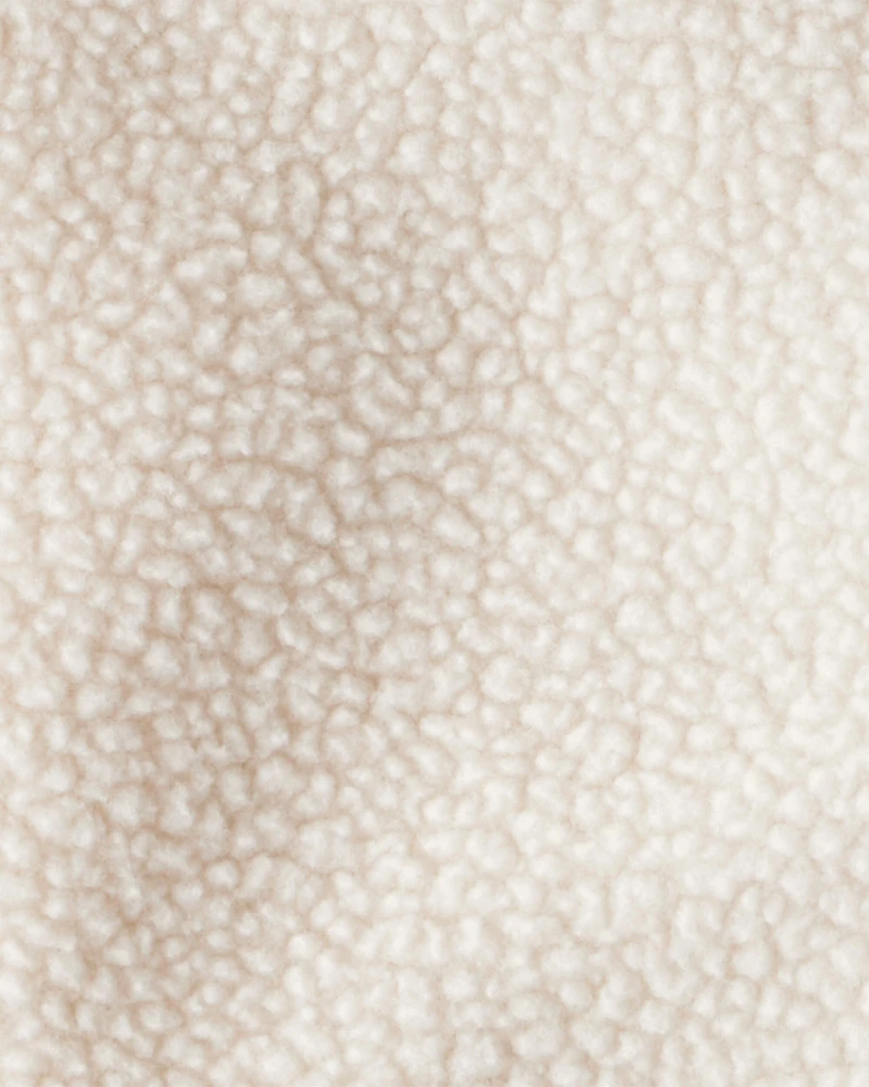 Baby Boy 3-Piece Fleece Vest Outfit Set - Green