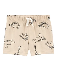Baby Boy 3-Piece Dinosaur Outfit Set - Brown