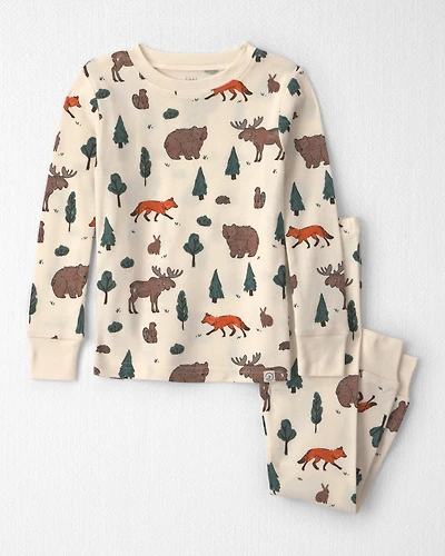 Toddler 2-Piece Organic Cotton Pajamas Woodland Creatures