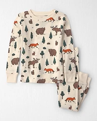Toddler 2-Piece Organic Cotton Pajamas Woodland Creatures
