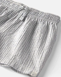 Toddler Boy 2-Piece Organic Cotton Seersucker Gauze Top & Short  Set