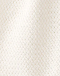 Baby Organic Cotton Crotchet Knit Romper