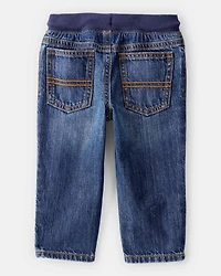 Baby Boy Pull-On Denim Pants