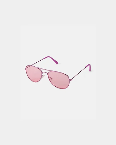 Girls Wire Sunglasses - Pink