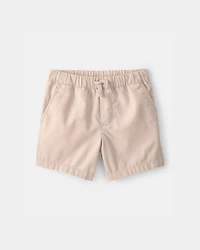 Toddler Boy Canvas Shorts - Khaki