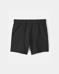 Boys French Terry Shorts - Black