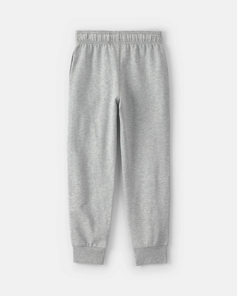 Boys French Terry Joggers - Grey