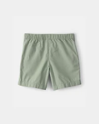Boys Canvas Shorts - Green