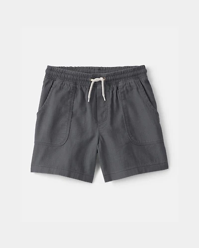 Boys Twill Shorts - Grey