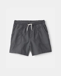 Boys Twill Shorts - Grey