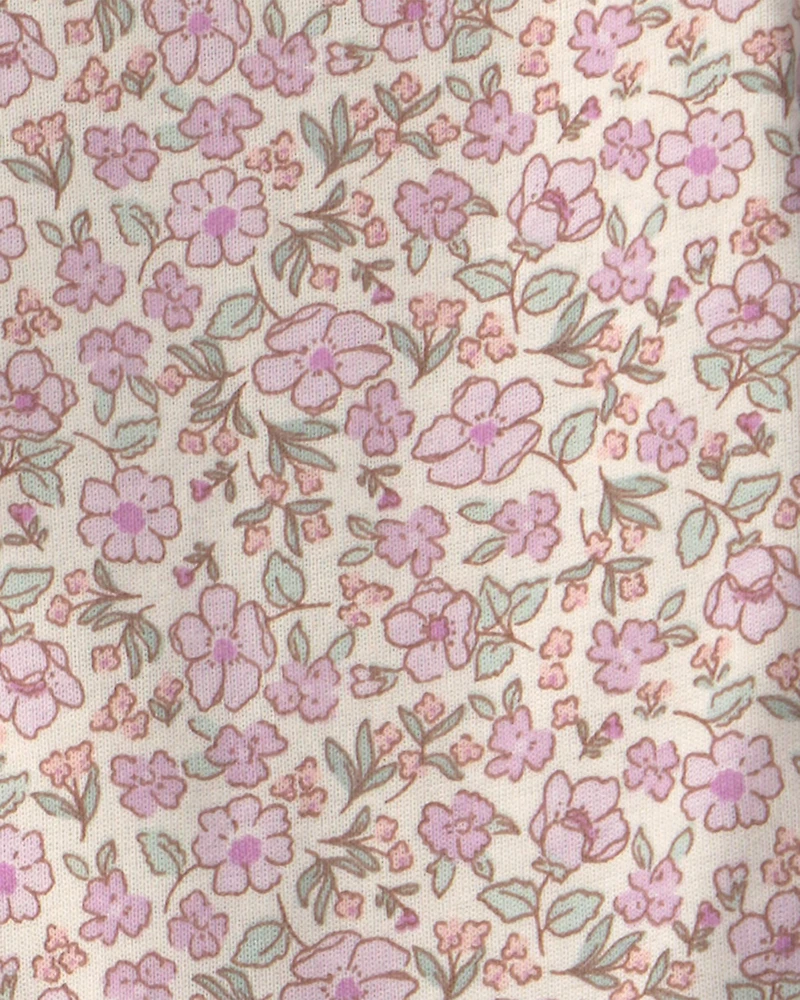 Baby Girl 3-Piece Bunny Bodysuit & Pant Set - Purple