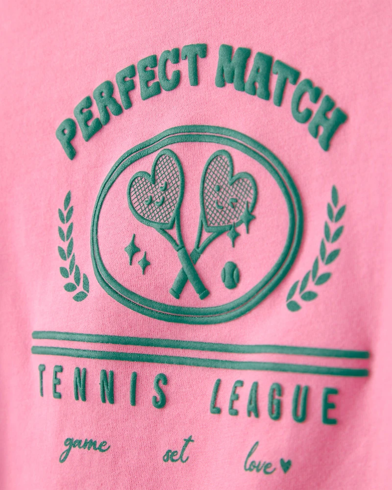 Toddler Girl 'Perfect Match' Top - Pink