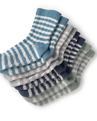 Toddler 4-Pack Slip Resistant Socks Made with Organic Cotton