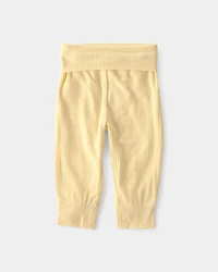 Baby 2-Piece Long-Sleeve Top & Pant Set - Yellow