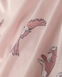 Baby Girl 1-Piece Woodland PurelySoft™ Snug Fit Pyjama - Pink