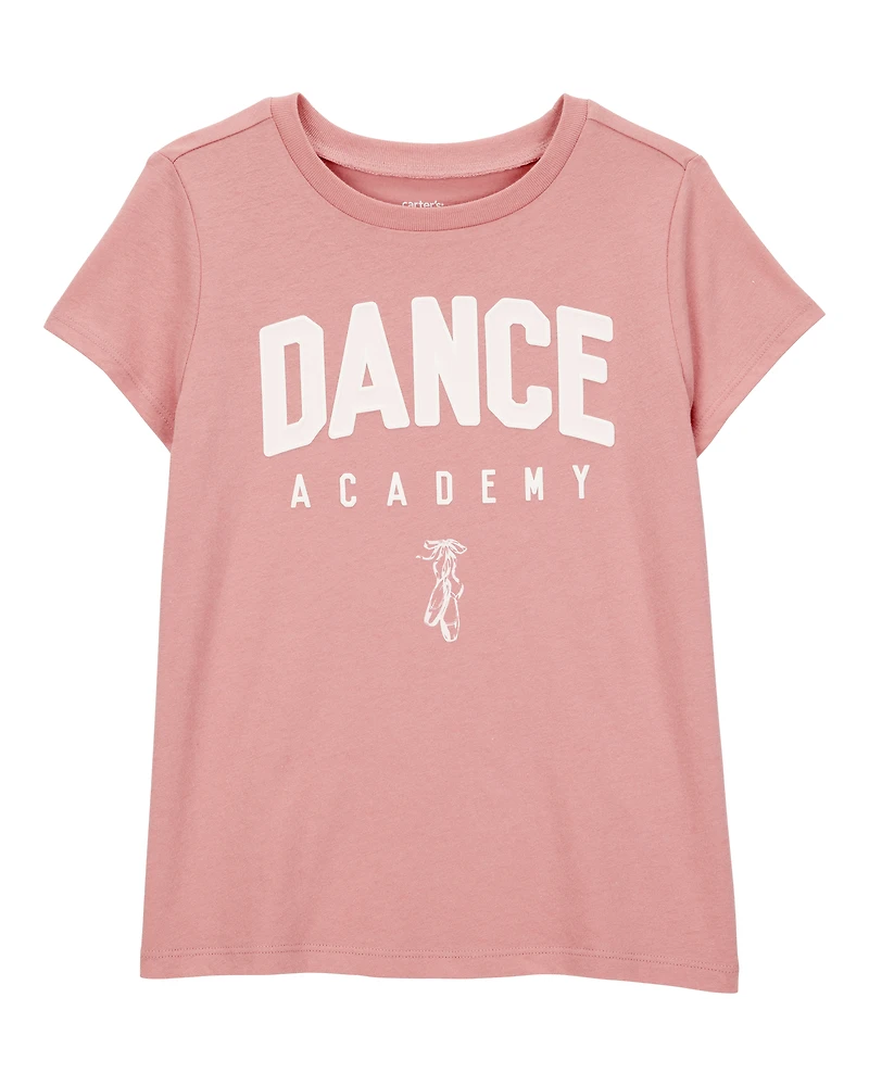 Girls Dance Academy Short-Sleeve Graphic Tee - Pink