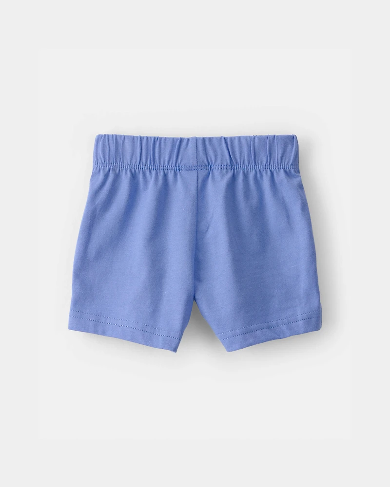 Baby 2-Pack Fashion Shorts - Blue