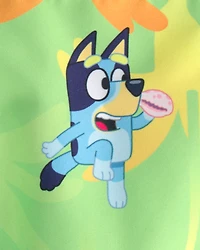 Toddler Boy Bluey™ Swim Trunks - Green