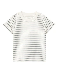 Baby 3-Piece Striped Shortall Set - Blue