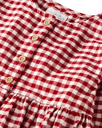 Baby Girl Organic Cotton Flannel Dress