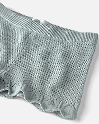 Toddler Girl 2-Piece Organic Cotton Knit Top & Short Set