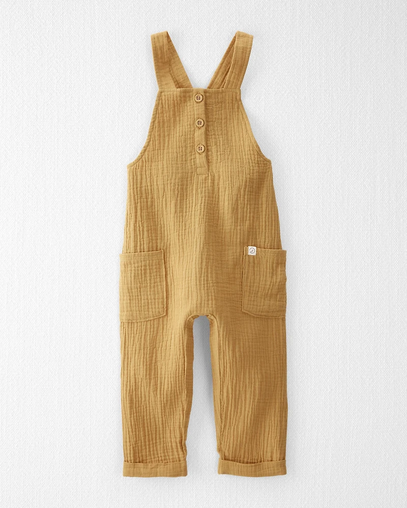 Toddler Organic Cotton Gauze Overalls