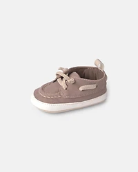 Baby Boy Boat Shoes - Grey