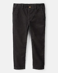 Toddler Boy Corduroy Pants - Black