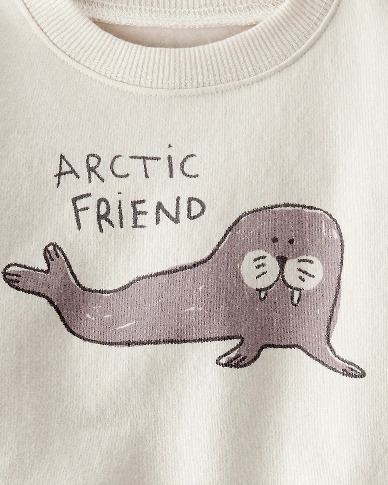 Baby 2-Piece Set Made with Organic Cotton Artic Friends Print