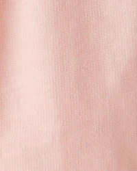 Baby Girl Bow Pocket French Terry Pants - Coral