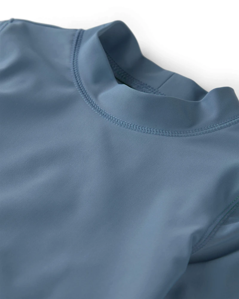 Kid Recycled Long-Sleeve Rashguard Top