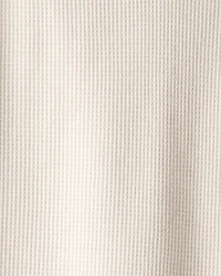 Boys Stripe Thermal Long-Sleeve Henley T-Shirt - Cream