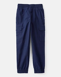 Boys Cotton Fashion Cargo Pants - Navy