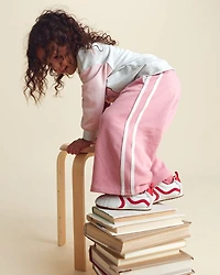 Girls Toddler Girl French Terry Wide-Leg Pants - Pink