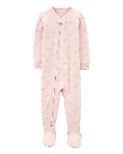 Toddler Girl 1-Piece PurelySoft Footie Pyjamas