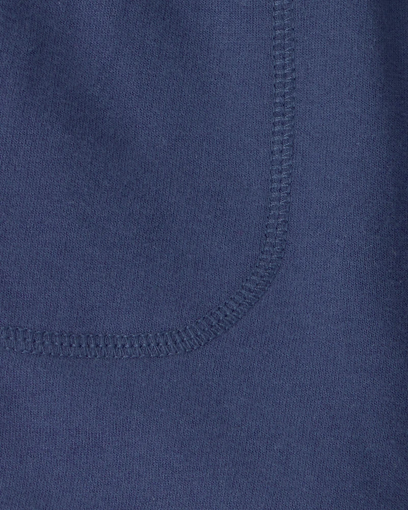 Toddler Boy French Terry Shorts - Blue