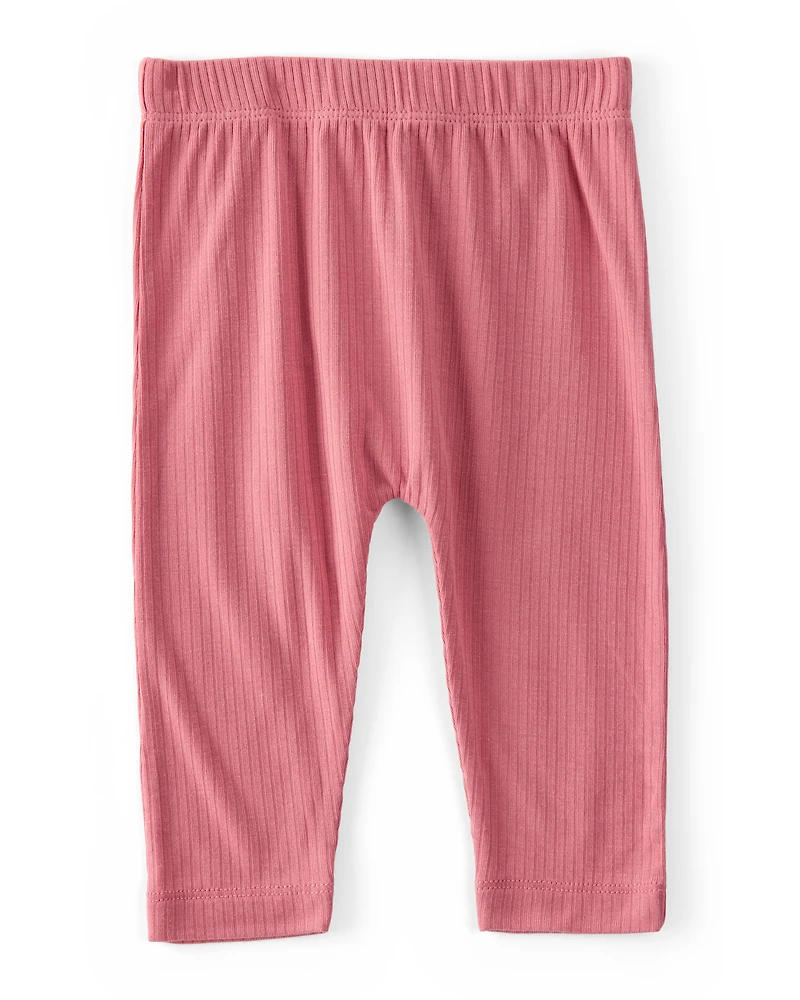 Baby Girl 2-Pack PurelySoft Pull-On Pants
