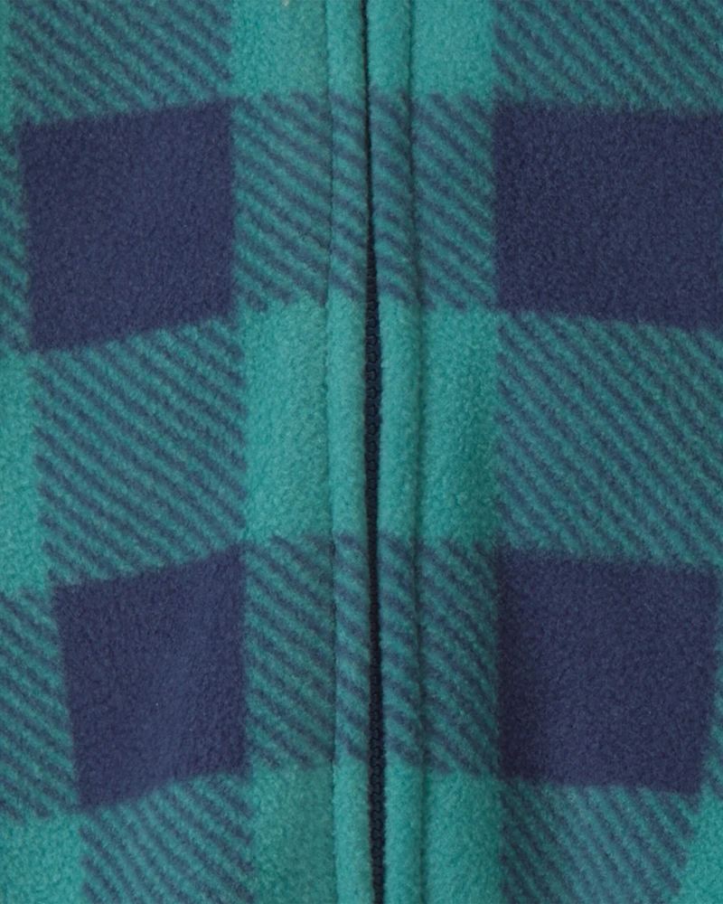 Baby Boy 3-Piece 'Little Adventurer' Buffalo Check Fleece Layering Set