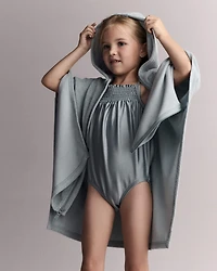 Toddler French Terry Hooded Coverup - Pale Blue