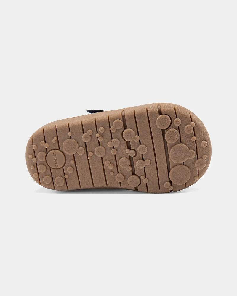 Baby Boy Every Step® First Walker Casual Shoes - Blue/Brown