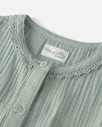 Toddler Girl Organic Cotton Gauze Dress