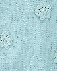 Baby 2-Piece Crochet Sweater Knit Tank & Diaper Cover Set