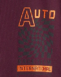 Boys Racing Long-Sleeve Graphic Tee - Red