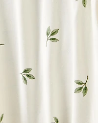 Baby Leaf Print 2-Way Zip PurelySoft Sleeper Pyjamas - Ivory