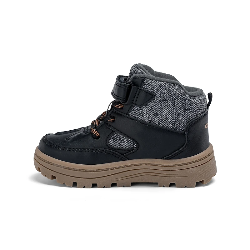 Toddler Boy Lace-Up Boots - Grey