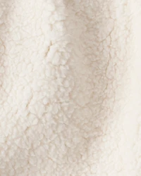 Baby Girl 3-Piece Bear Print Sleeveless Jacket, Bodysuit & Pant Set - White