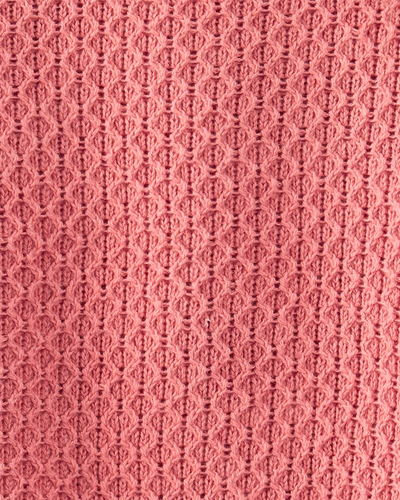 Toddler 2-Piece Organic Cotton Crotchet Knit Set