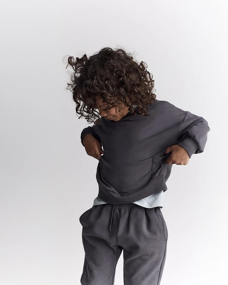 Toddler Otter Sweatshirt™ with Pockets - Dark Grey