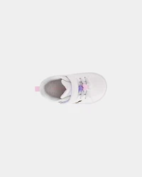 Baby Girl Every Step® First Walker Leopard Charm Sneakers - White