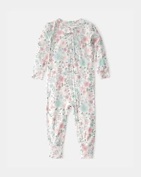 Toddler Girl Butterfly Garden PurelySoft 1-Piece Pyjama